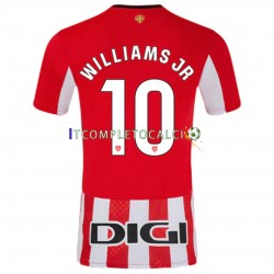 Maglia Athletic Bilbao Williams JR 10 Divisa Home 2024-2025 Manica Corta ,Uomo