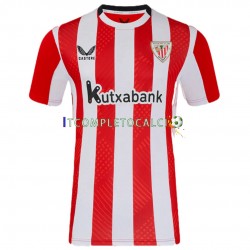 Maglia Athletic Bilbao Williams JR 10 Divisa Home 2024-2025 Manica Corta ,Uomo