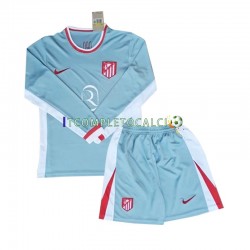 Maglia Atlético Madrid Divisa Away 2024-2025 Manica Lunga ,Bambino