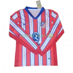 Maglia Atlético Madrid Divisa Home 2024-2025 Manica Lunga ,Uomo