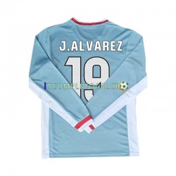 Maglia Atlético Madrid Julian Alvarez 19 Divisa Away 2024-2025 Manica Lunga ,Uomo
