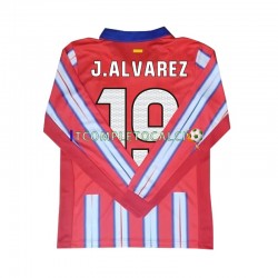 Maglia Atlético Madrid Julian Alvarez 19 Divisa Home 2024-2025 Manica Lunga ,Uomo