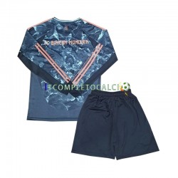Maglia FC Bayern München Divisa Away 2024-2025 Manica Lunga ,Bambino