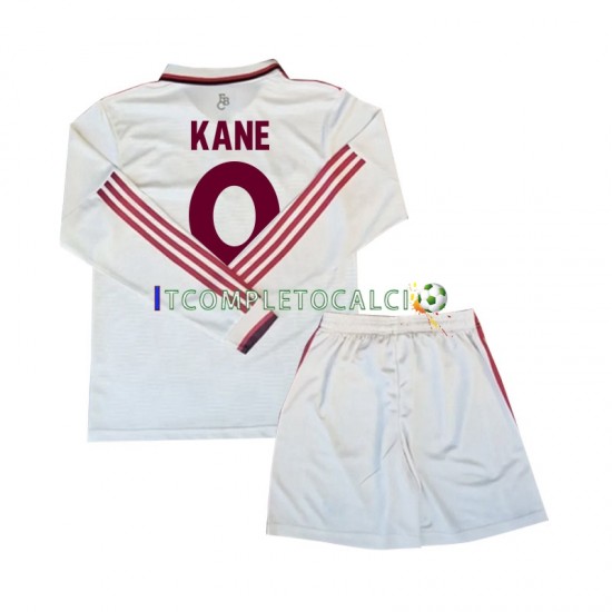 Maglia FC Bayern München Kane 9 Terza Divisa 2024-2025 Manica Lunga ,Bambino