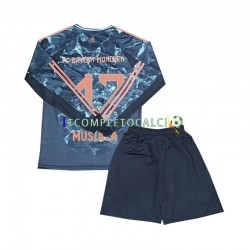 Maglia FC Bayern München Musiala 42 Divisa Away 2024-2025 Manica Lunga ,Bambino