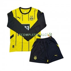 Maglia Borussia Dortmund Divisa Home 2024-2025 Manica Lunga ,Bambino