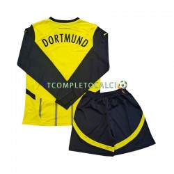 Maglia Borussia Dortmund Divisa Home 2024-2025 Manica Lunga ,Bambino