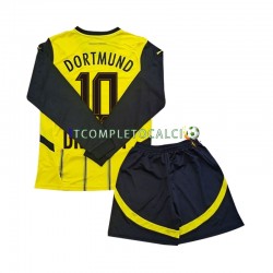 Maglia Borussia Dortmund Julian Brandt 10 Divisa Home 2024-2025 Manica Lunga ,Bambino