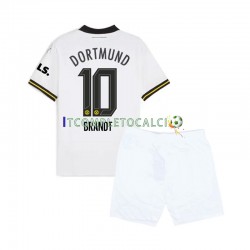 Maglia Borussia Dortmund Julian Brandt 10 Terza Divisa 2024-2025 Manica Corta ,Bambino