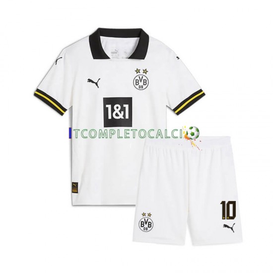 Maglia Borussia Dortmund Julian Brandt 10 Terza Divisa 2024-2025 Manica Corta ,Bambino