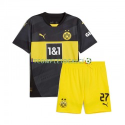 Maglia Borussia Dortmund Karim Adeyemi 27 Divisa Away 2024-2025 Manica Corta ,Bambino