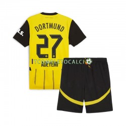 Maglia Borussia Dortmund Karim Adeyemi 27 Divisa Home 2024-2025 Manica Corta ,Bambino