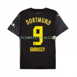 Maglia Borussia Dortmund Serhou Guirassy 9 Divisa Away 2024-2025 Manica Corta ,Uomo