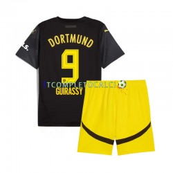 Maglia Borussia Dortmund Serhou Guirassy 9 Divisa Away 2024-2025 Manica Corta ,Bambino