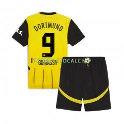 Maglia Borussia Dortmund Serhou Guirassy 9 Divisa Home 2024-2025 Manica Corta ,Bambino