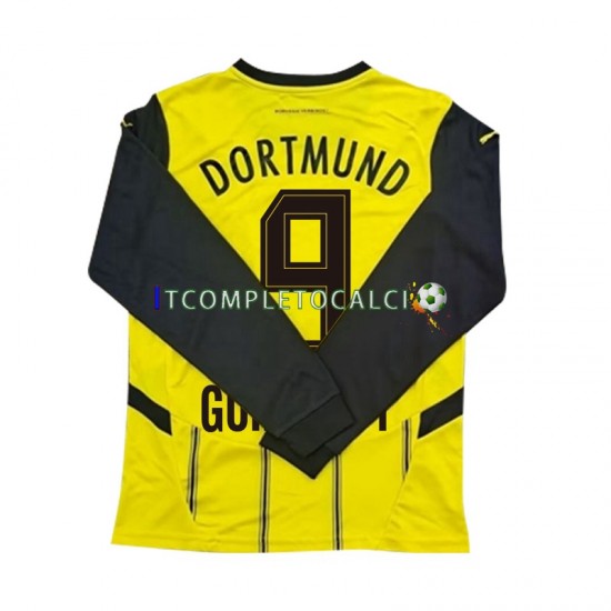 Maglia Borussia Dortmund Serhou Guirassy 9 Divisa Home 2024-2025 Manica Lunga ,Uomo