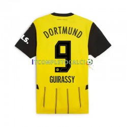 Maglia Borussia Dortmund Serhou Guirassy 9 Divisa Home 2024-2025 Manica Corta ,Uomo