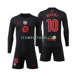 Maglia FC Barcelona Lionel Mess 10 Divisa Away 2024-2025 Manica Lunga ,Bambino