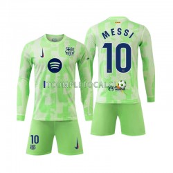 Maglia FC Barcelona Lionel Mess 10 Terza Divisa 2024-2025 Manica Lunga ,Bambino