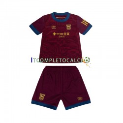 Maglia Ipswich Town Divisa Away 2024-2025 Manica Corta ,Bambino