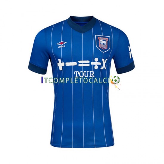 Maglia Ipswich Town Divisa Home 2024-2025 Manica Corta ,Uomo
