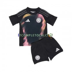 Maglia Leicester City Divisa Away 2024-2025 Manica Corta ,Bambino