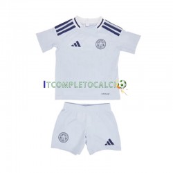 Maglia Leicester City Terza Divisa 2024-2025 Manica Corta ,Bambino