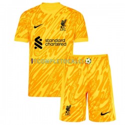Maglia Liverpool Portiere Quarto Divisa 2024-2025 Manica Corta ,Bambino
