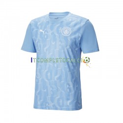 Maglia Manchester City Pre-Match Divisa Home 2024-2025 Manica Corta ,Uomo