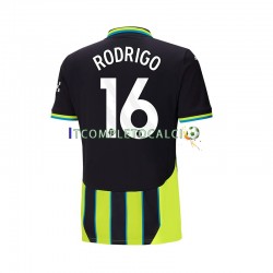 Maglia Manchester City RODRIGO 16 Divisa Away 2024-2025 Manica Corta ,Uomo