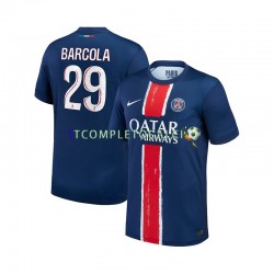Maglia Paris Saint-Germain Bradley Barcola 29 Divisa Home 2024-2025 Manica Corta ,Uomo