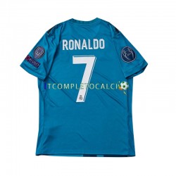 Maglia Real Madrid Cristiano Ronaldo 7 2017 Retro Terza Divisa Manica Corta ,Uomo