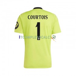 Maglia Real Madrid COURTOIS 1 Portiere Terza Divisa 2024-2025 Manica Corta ,Uomo