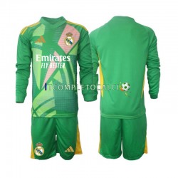 Maglia Real Madrid Portiere Terza Divisa 2024-2025 Manica Lunga ,Bambino