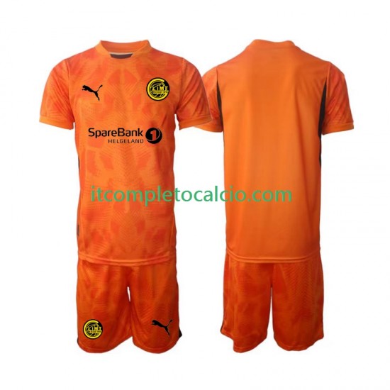 Maglia FK Bodø/Glimt Portiere Divisa Away 2025 Manica Corta ,Bambino
