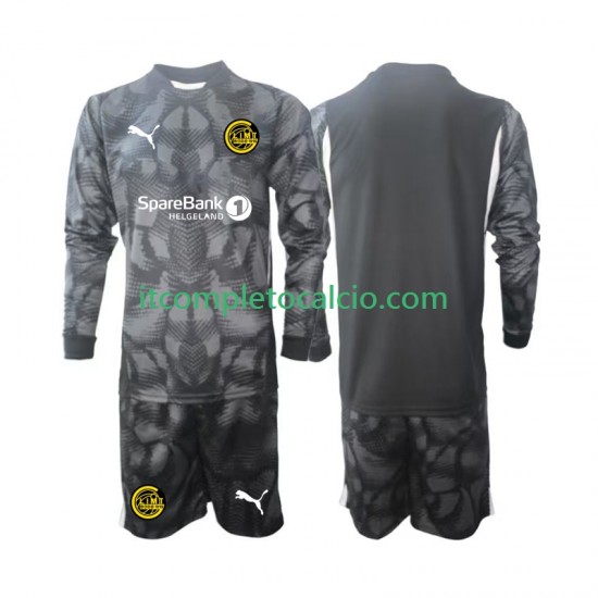 Maglia FK Bodø/Glimt Portiere Divisa Home 2025 Manica Lunga ,Bambino