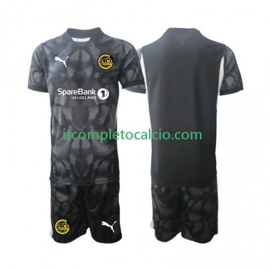 Maglia FK Bodø/Glimt Portiere Divisa Home 2025 Manica Corta ,Bambino