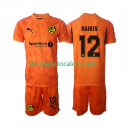 Maglia FK Bodø/Glimt Nikita Haikin 12 Portiere Divisa Away 2025 Manica Corta ,Bambino