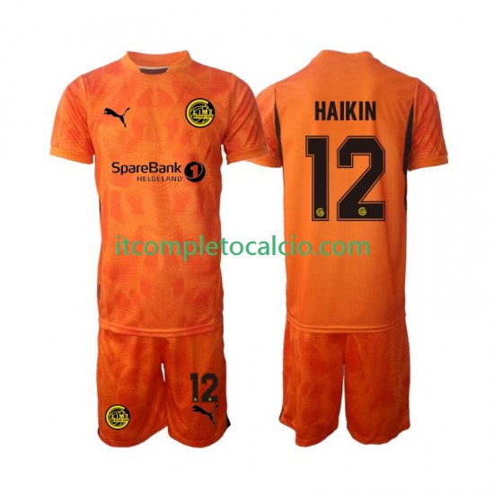 Maglia FK Bodø/Glimt Nikita Haikin 12 Portiere Divisa Away 2025 Manica Corta ,Bambino Maglia FK Bodø/Glimt Nikita Haikin 12 Portiere Divisa Away 2025 Manica Corta ,Bambino