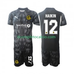Maglia FK Bodø/Glimt Nikita Haikin 12 Portiere Divisa Home 2025 Manica Corta ,Bambino