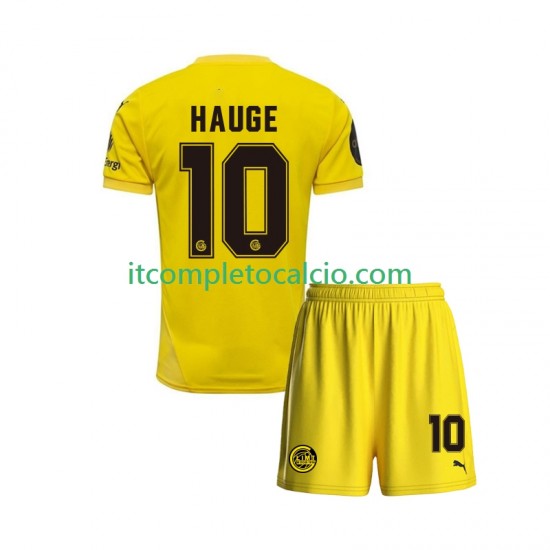 Maglia FK Bodø/Glimt Jens Petter Hauge 10 Divisa Home 2025 Manica Corta ,Bambino