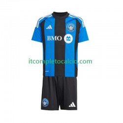 Maglia CF Montréal Divisa Home 2025 Manica Corta ,Bambino