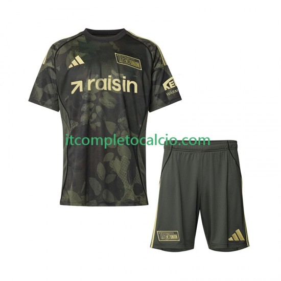 Maglia Union Berlin Divisa Away 2025-2026 Manica Corta ,Bambino