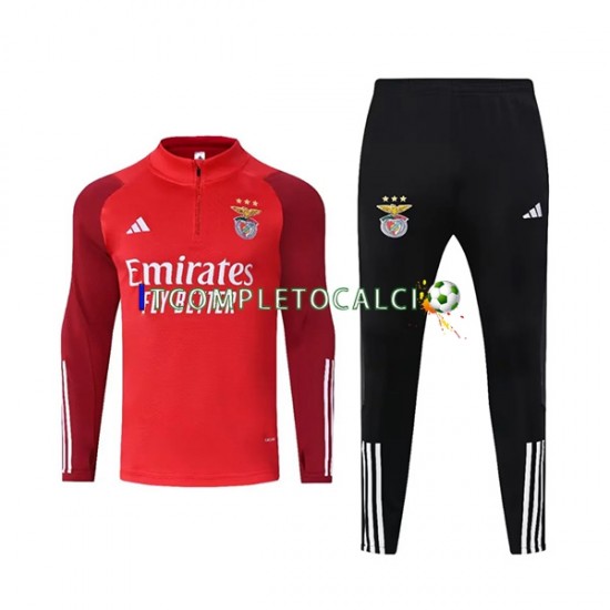 Benfica 2023-2024 Rosso Tute Felpe da Allenamento