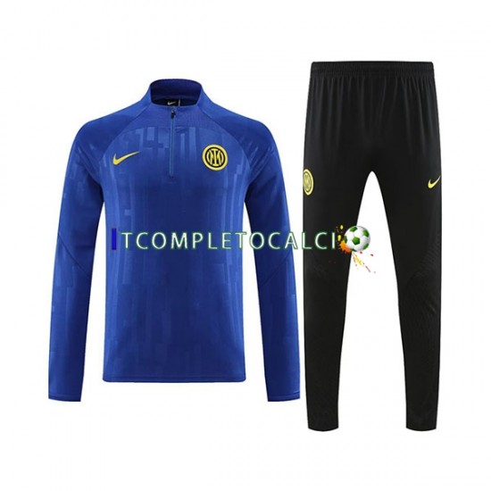 Inter Milan 2023-2024 Blu Tute Felpe da Allenamento SKU001