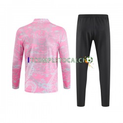 Real Madrid Dragon 2023-2024 Rosa Tute Felpe da Allenamento