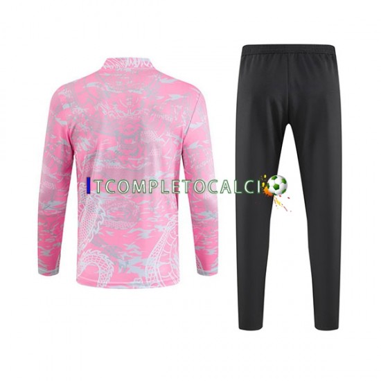 Real Madrid Dragon 2023-2024 Rosa Tute Felpe da Allenamento