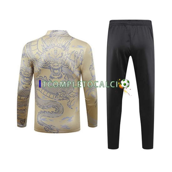 Real Madrid Dragon 2023-2024 Giallo Tute Felpe da Allenamento