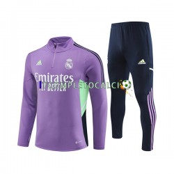 Real Madrid 2023-2024 Viola Tute Felpe da Allenamento