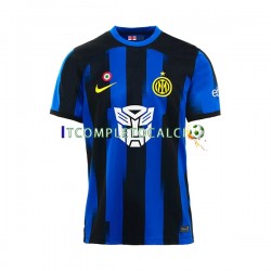 Maglia AC Milan Transformers Divisa Home 2023-2024 Manica Corta ,Uomo